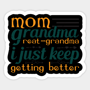 I Went From Mom Bruh Funny Mother's Day for Mom Wife Sticker